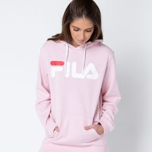 Pink Fila Hoodie